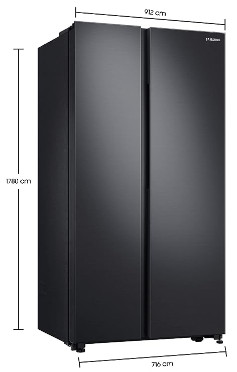 Samsung 692 L Inverter Frost-Free Side-by-Side Refrigerator (Gentle Black Matt) (OPEN BOX) Samsung 692 L Inverter Frost-Free Side-by-Side Refrigerator (Gentle Black Matt) (OPEN BOX)